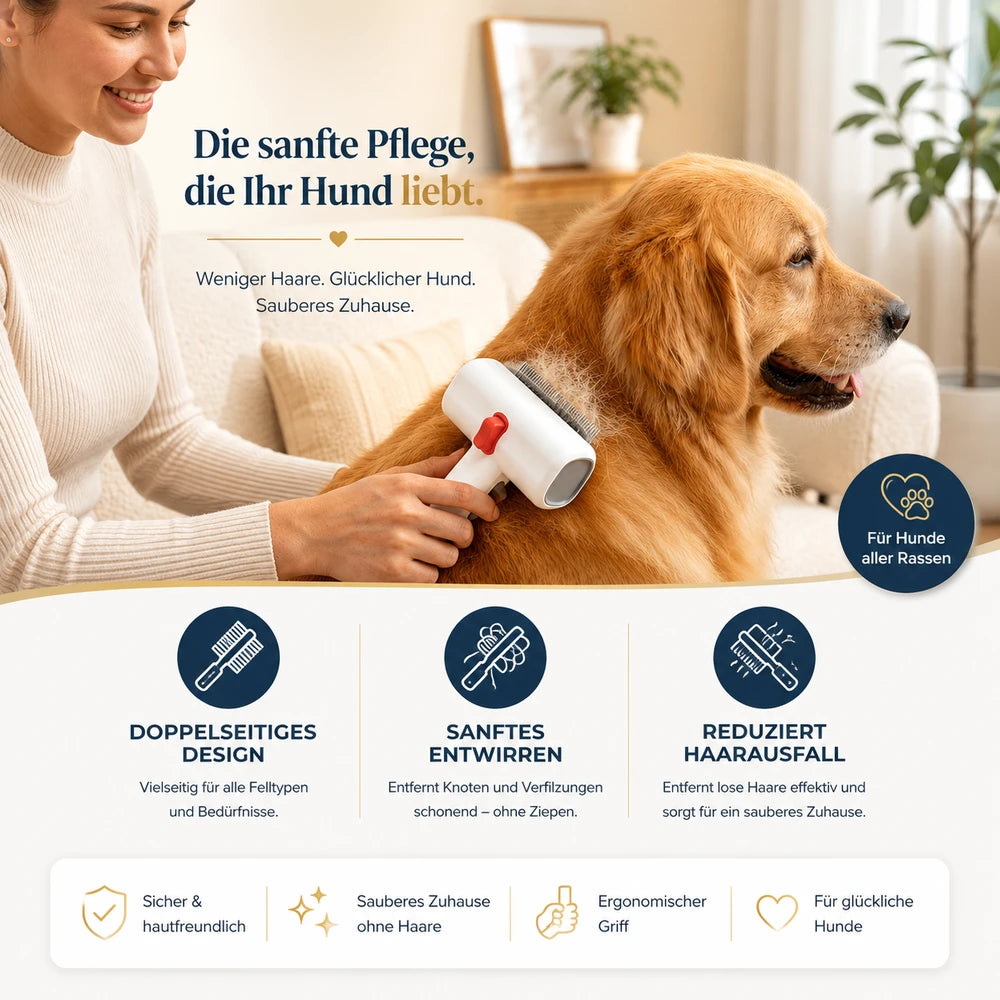 FellZauber - Die Bürste die Fellchaos verschwinden lässt