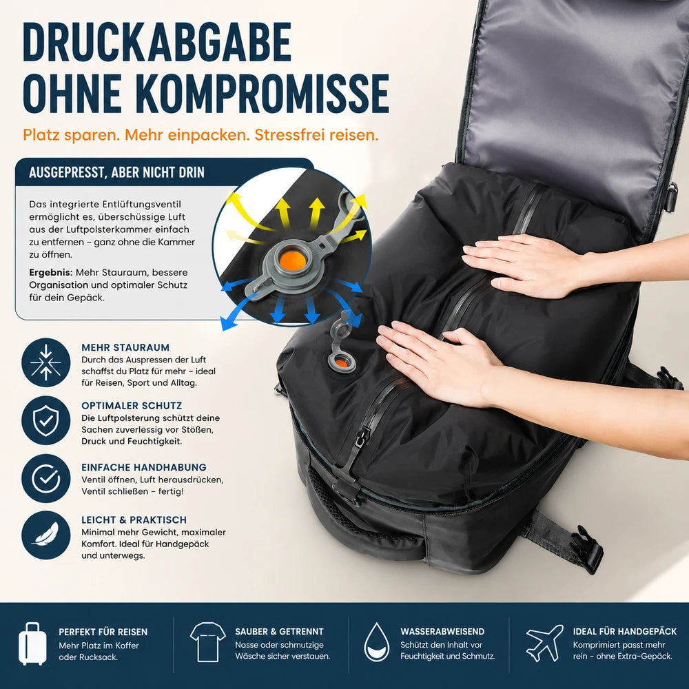 AirPack Pro - Packe 2x mehr ein ohne Extra Gepäck
