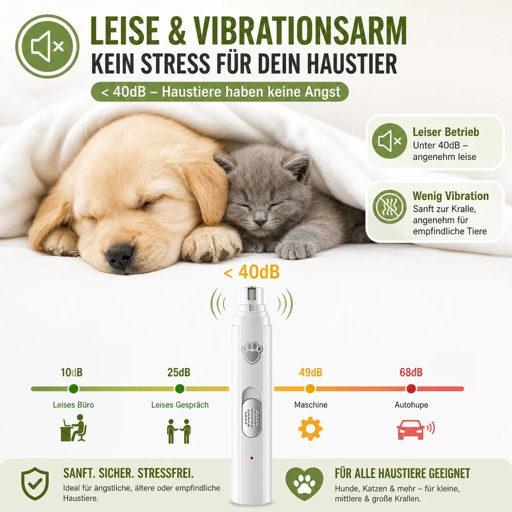 ClawCalm – Dein sanfter Krallenschleifer für entspannte Hunde & Katzen