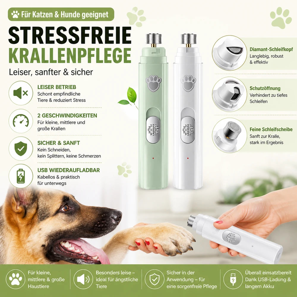 ClawCalm – Dein sanfter Krallenschleifer für entspannte Hunde & Katzen