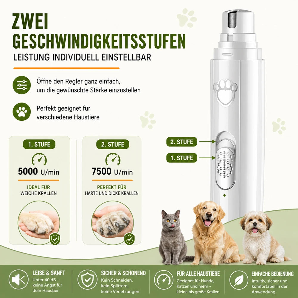 ClawCalm – Dein sanfter Krallenschleifer für entspannte Hunde & Katzen