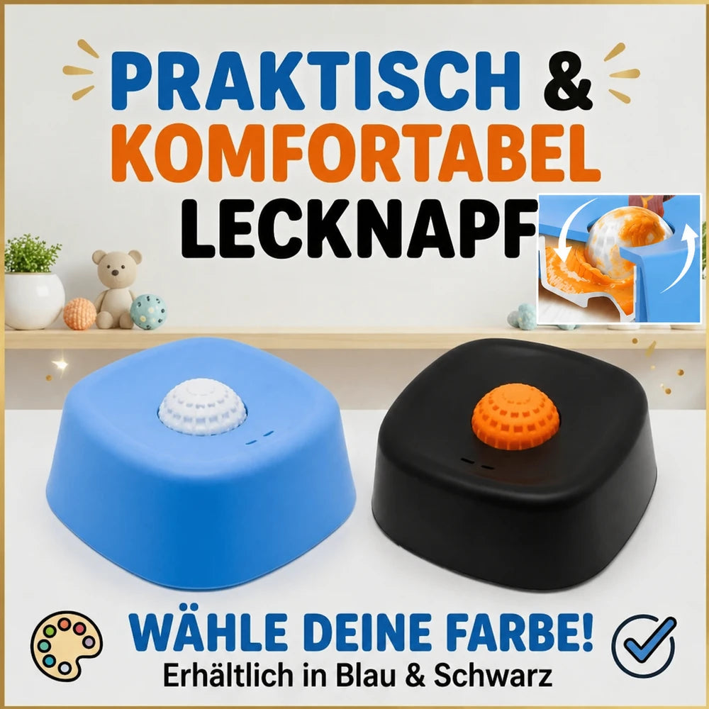 SchleckoNapf – Dein beruhigender Intelligenznapf für entspannte Hunde