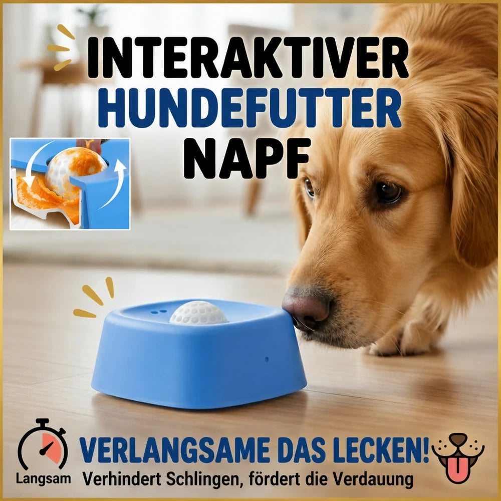 SchleckoNapf – Dein beruhigender Intelligenznapf für entspannte Hunde